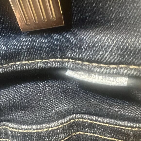 MOTHER Women's Straight Leg Jeans - Dark Blue - Picture 9 of 12